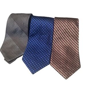3 EXPRESS 100% Silk Ties